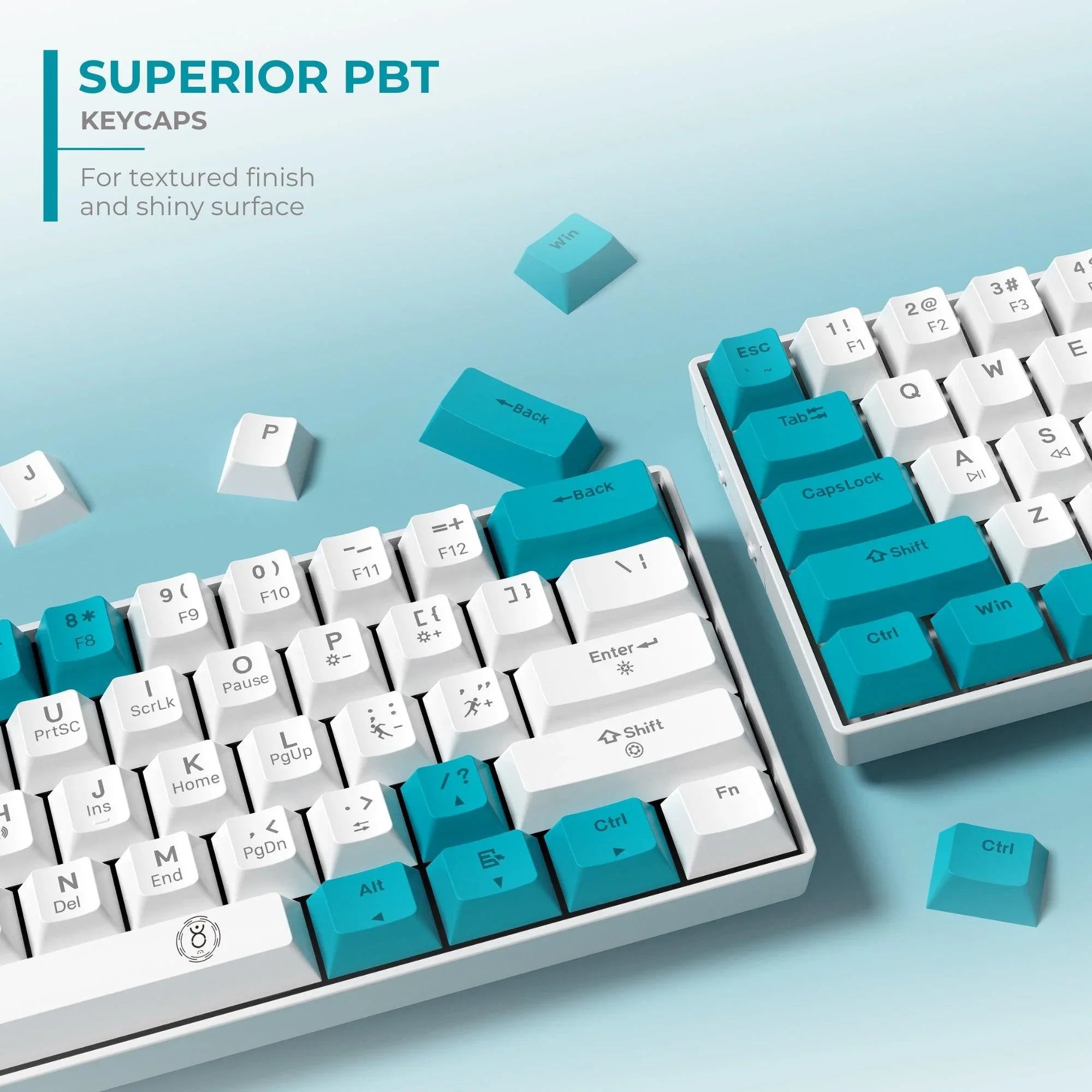 Dr Luxur® Keycaps for DARKFIRE/Pearl/DARKPEARL Keycaps Gaming Accessory Kit, Custom Keycaps for Gaming Keyboard, PBT Profile Dye Sublimation Keycaps, for OUTEMU Switches