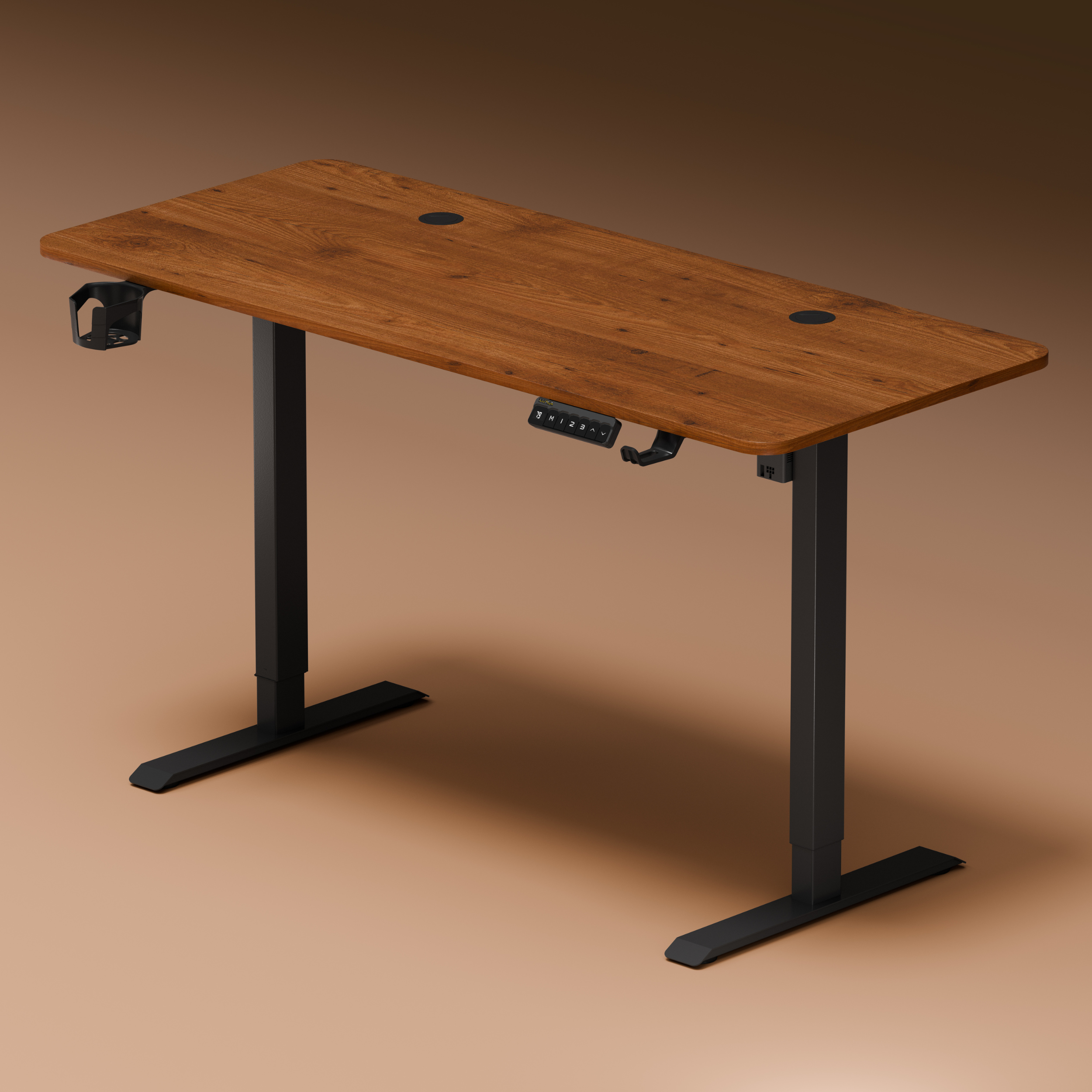 DrLuxur Stallion Height Adjustable Desk With Three Memory Preset , Adjustable Height , 70-114 cm