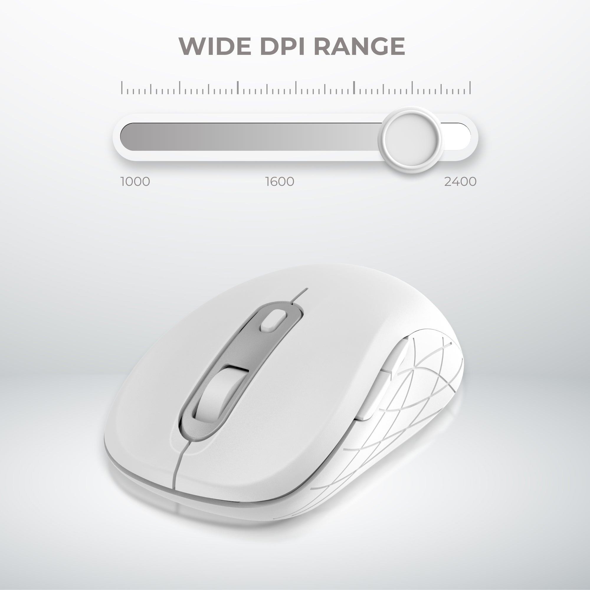 Dr Luxur® USB Gaming Mouse for Gaming with 1000/1600/2400 DPI modes, With 3+ Million Presses, Ultra Light Weight