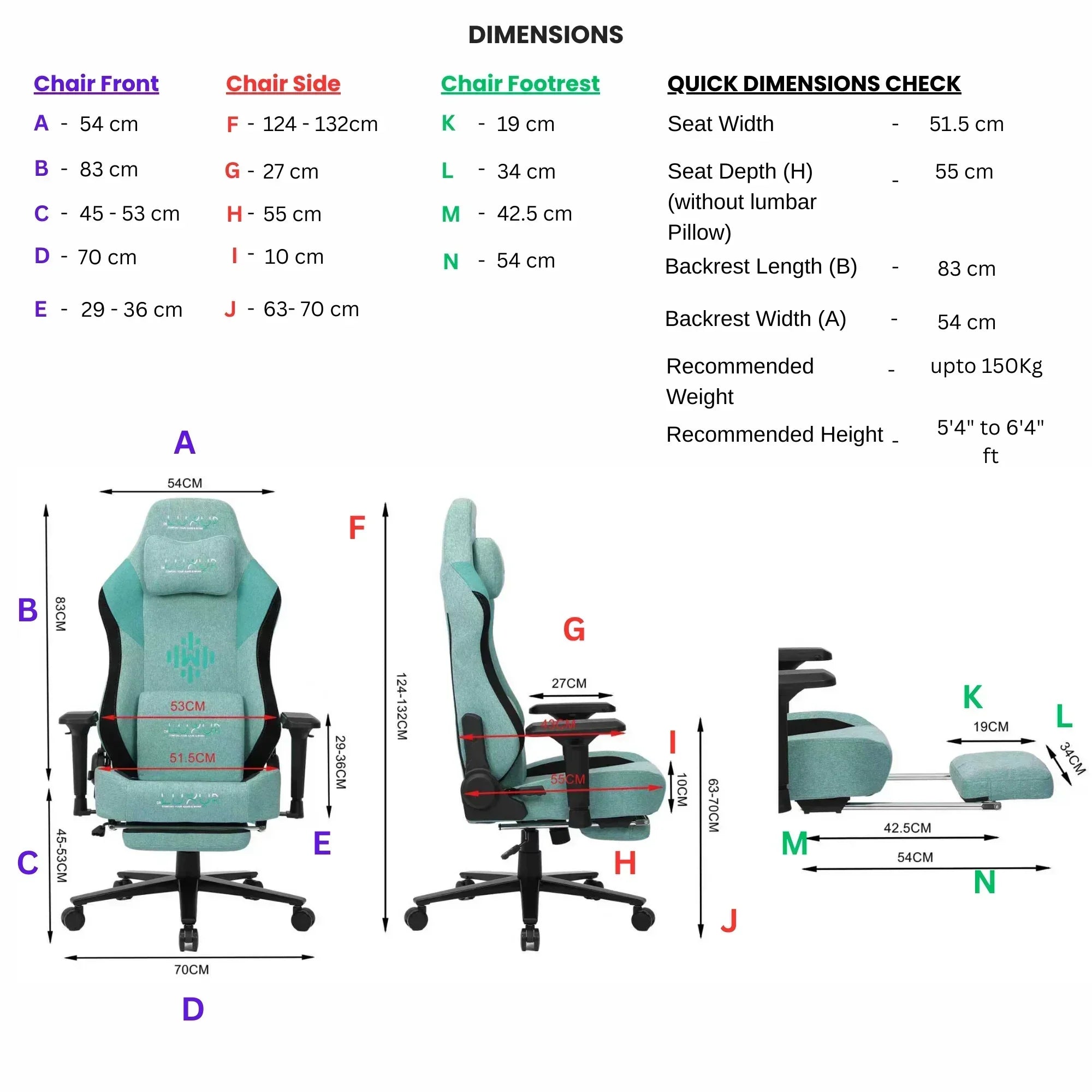 Dr Luxur® Weavemonster Grey Ergonomic Gaming Chair for Office Work at Home with Breathable Honeycombed Fabric, Magnetic Neck & Lumbar Pillow, Footrest