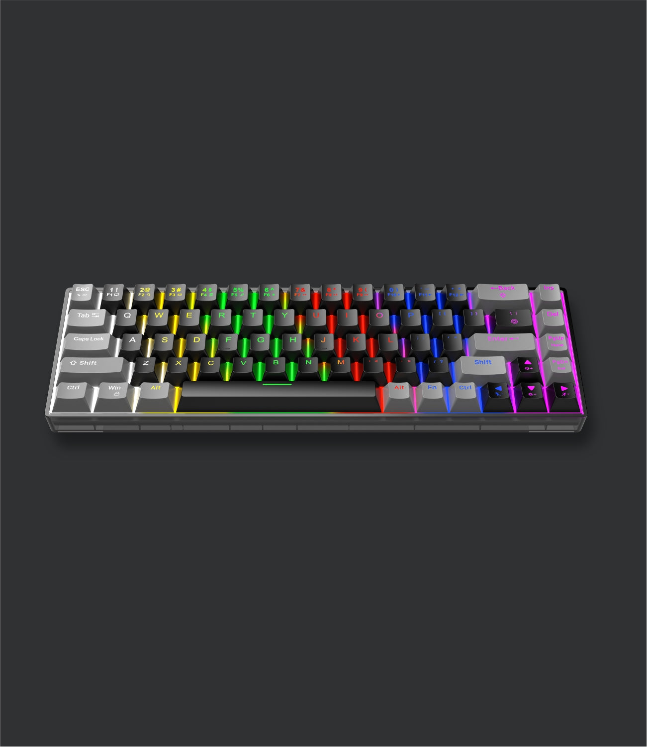 Dr Luxur® Shadow Mechanical Keyboard with 68 Keys - Gaming