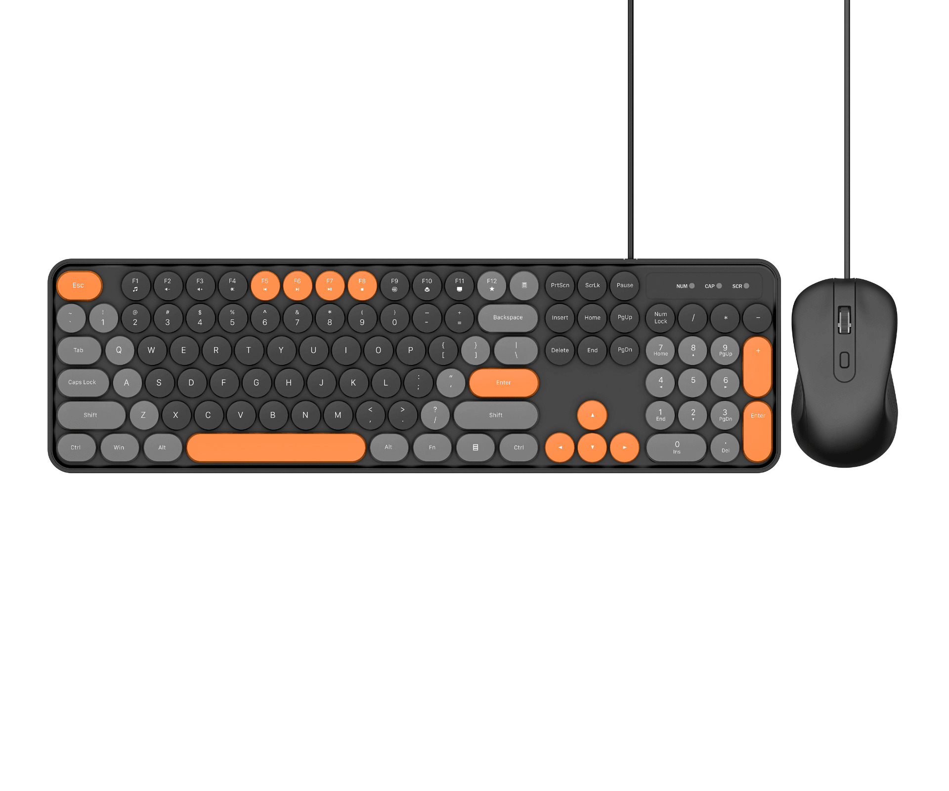 Drluxur Mysterio Typewriter Keyboard and Mouse Combo with type C cable - Pre order - DrLuxur